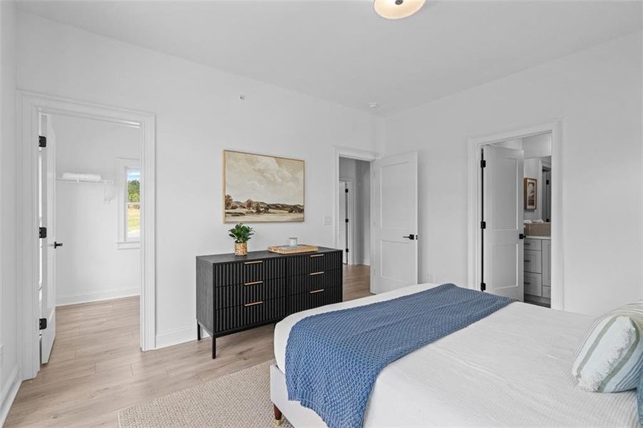 Furnished interior view inside a new home in Foxhall Residences, Douglasville GA, Douglasville (Image 25).