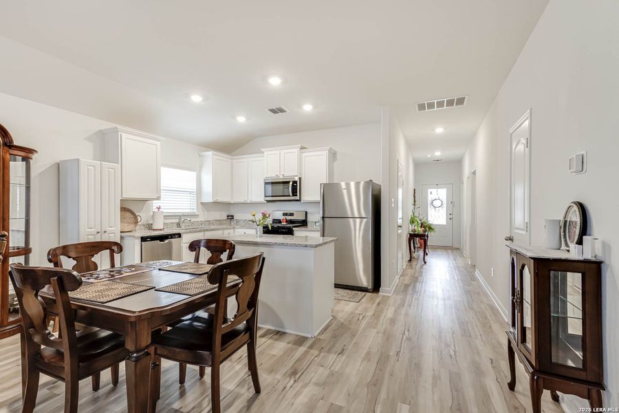 Furnished interior view inside a new home in Luckey Ranch, San Antonio (Image 6). Furnished interior view inside a new home in Luckey Ranch, San Antonio (Image 6).