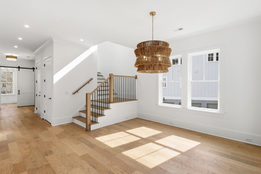Spacious, unfurnished interior of a new home in The Preserve at Pennys Creek, Johns Island (Image 11). Spacious, unfurnished interior of a new home in The Preserve at Pennys Creek, Johns Island (Image 11).