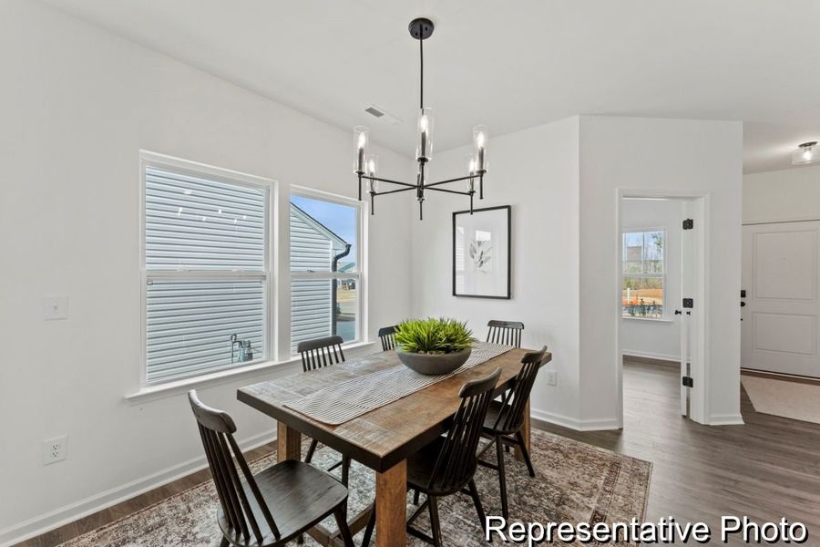Furnished interior view inside a new home in Terrace at Border Creek, Winston-Salem (Image 5).