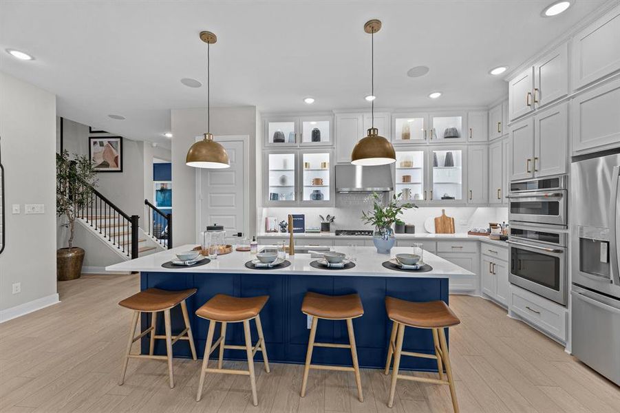 Furnished interior view inside a new home in Highwoods, Fort Worth (Image 19). Furnished interior view inside a new home in Highwoods, Fort Worth (Image 19).