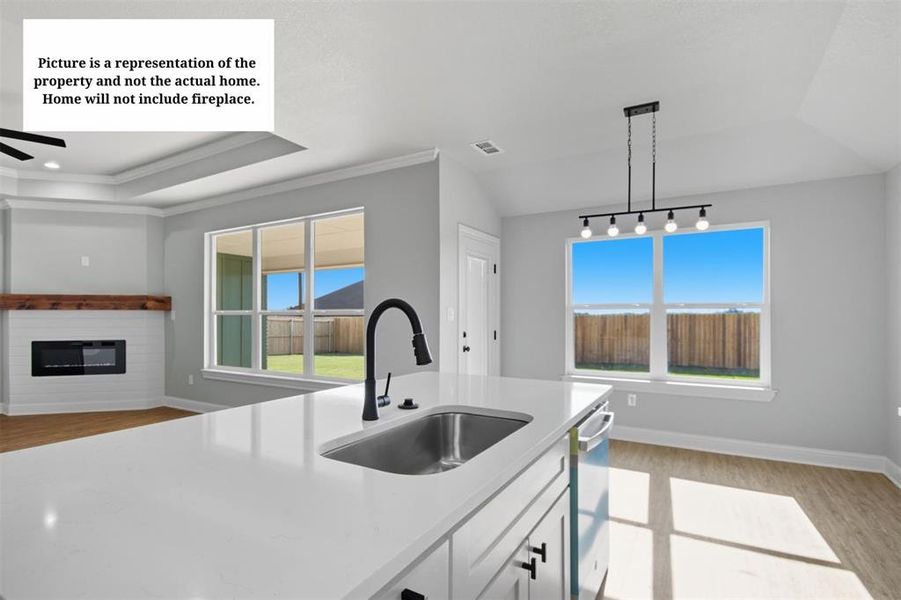 Furnished interior view inside a new home in , Abilene (Image 9). Furnished interior view inside a new home in , Abilene (Image 9).