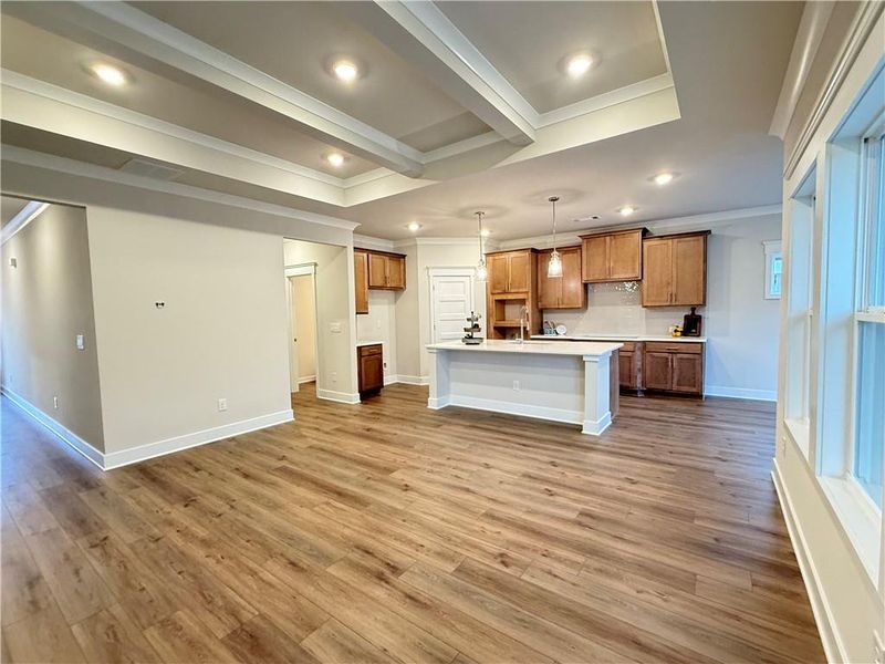 Furnished interior view inside a new home in Ponderosa Farms Manor, Gainesville (Image 6).