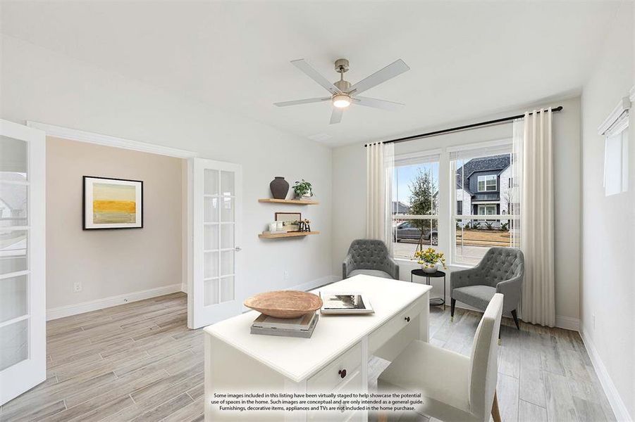 Furnished interior view inside a new home in Sonoma Verde, McLendon-Chisholm (Image 15).