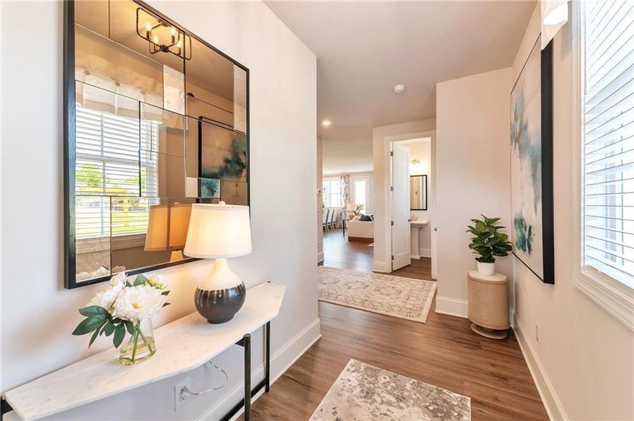 Furnished interior view inside a new home in , Calhoun (Image 14).