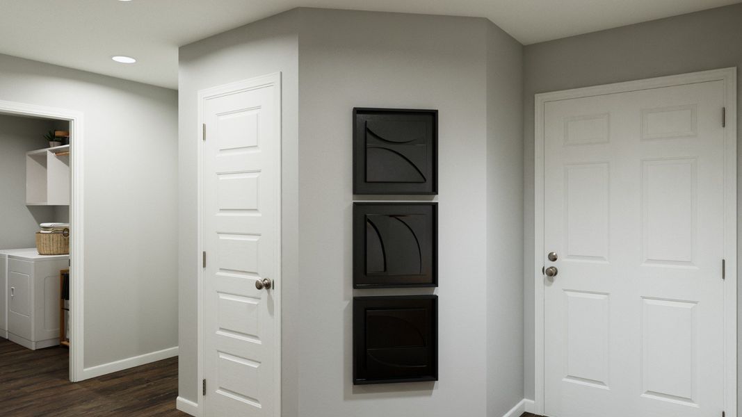 Representative furnished interior of a home built from the The Messina by Legend Homes in Granger Pines, Conroe (Image 5).
