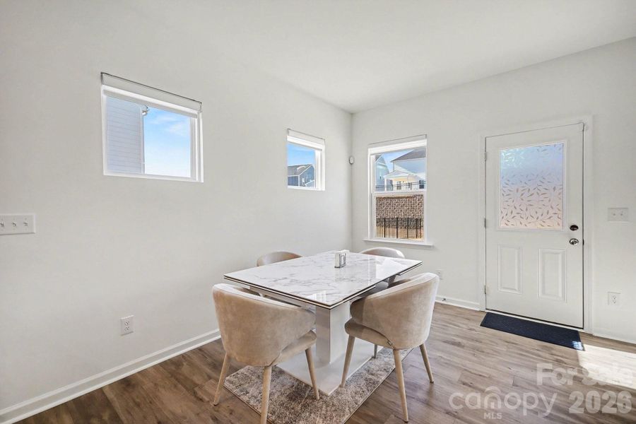 Furnished interior view inside a new home in Parkside Crossing, Charlotte (Image 7).