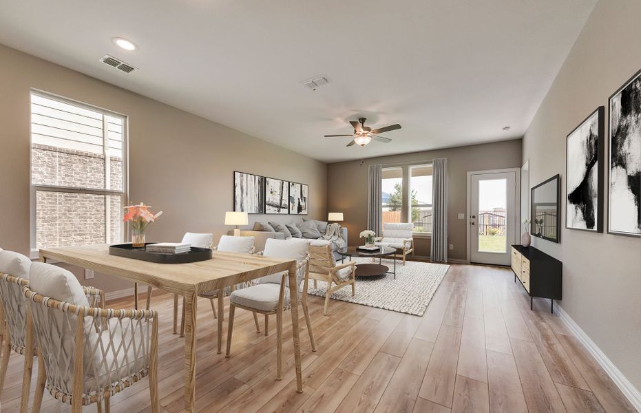 Representative furnished interior of a home built from the Burnet by Pulte Homes in Kings Way, Denton (Image 6).