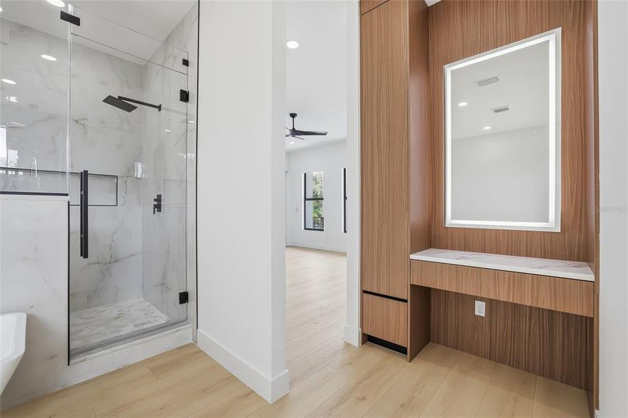 Furnished interior view inside a new home in , Tampa (Image 50).