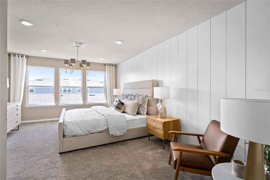 Furnished interior view inside a new home in Parkside Trails, Clermont (Image 22).