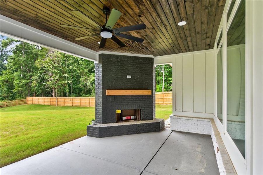 Exterior details and patio area of a home in , Bethlehem (Image 40).