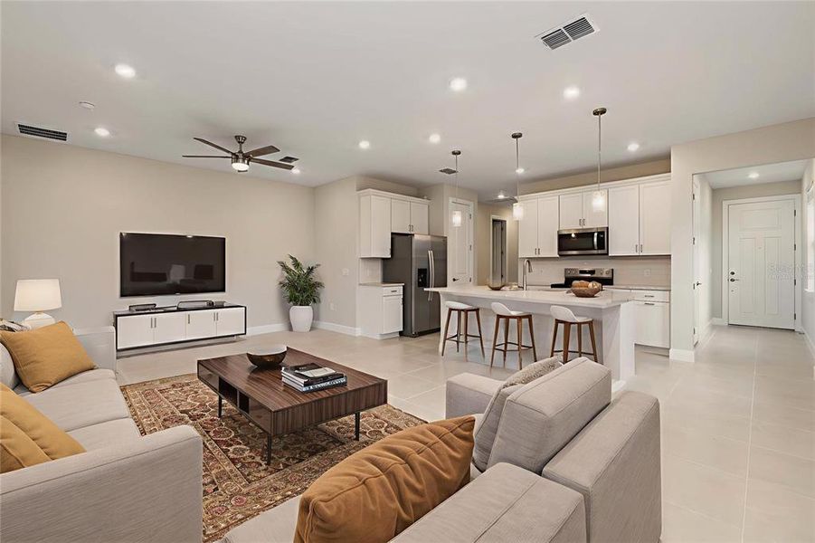 Furnished interior view inside a new home in , Bradenton (Image 7).