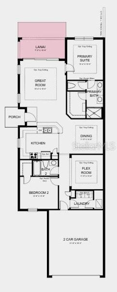 2D floor plan layout of this home in Center Lake Ranch Community Group Page, St. Cloud, FL (Image 2). 2D floor plan layout of this home in Center Lake Ranch Community Group Page, St. Cloud, FL (Image 2).