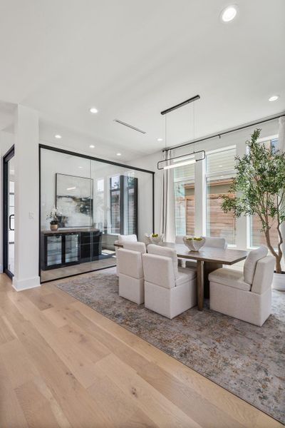 Furnished interior view inside a new home in , Houston (Image 29).