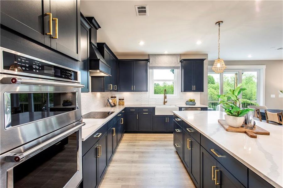 Furnished interior view inside a new home in Wisteria at GreenHouse, Marietta (Image 9).