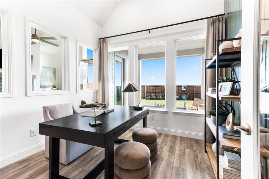 Furnished interior view inside a new home in Clearview Ranch, Royse City (Image 12).