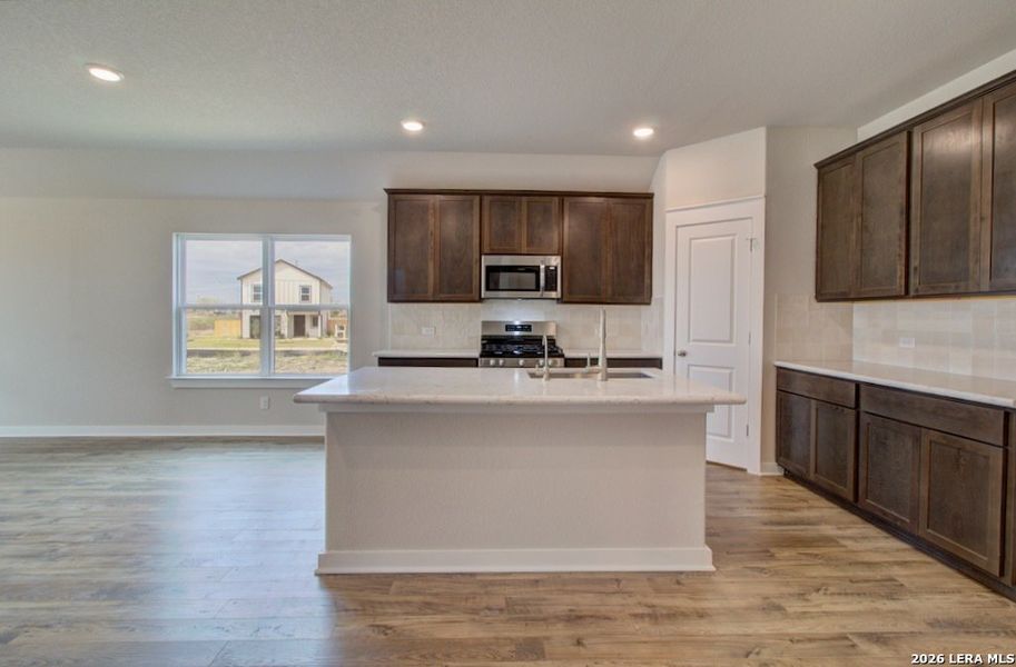 Furnished interior view inside a new home in Prairie Green, Converse (Image 4).