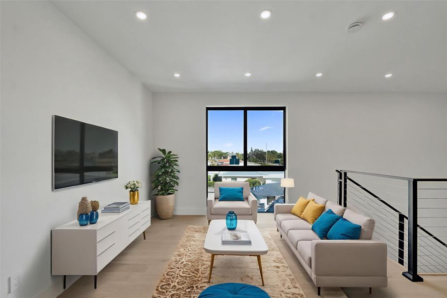 Virtually Staged- TV Area Virtually Staged- TV Area