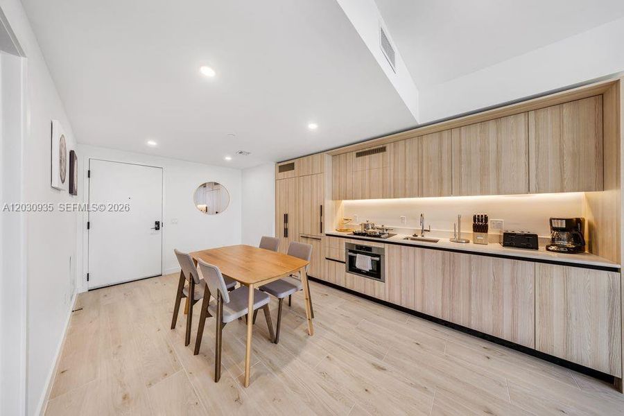 Furnished interior view inside a new home in , Miami (Image 17).