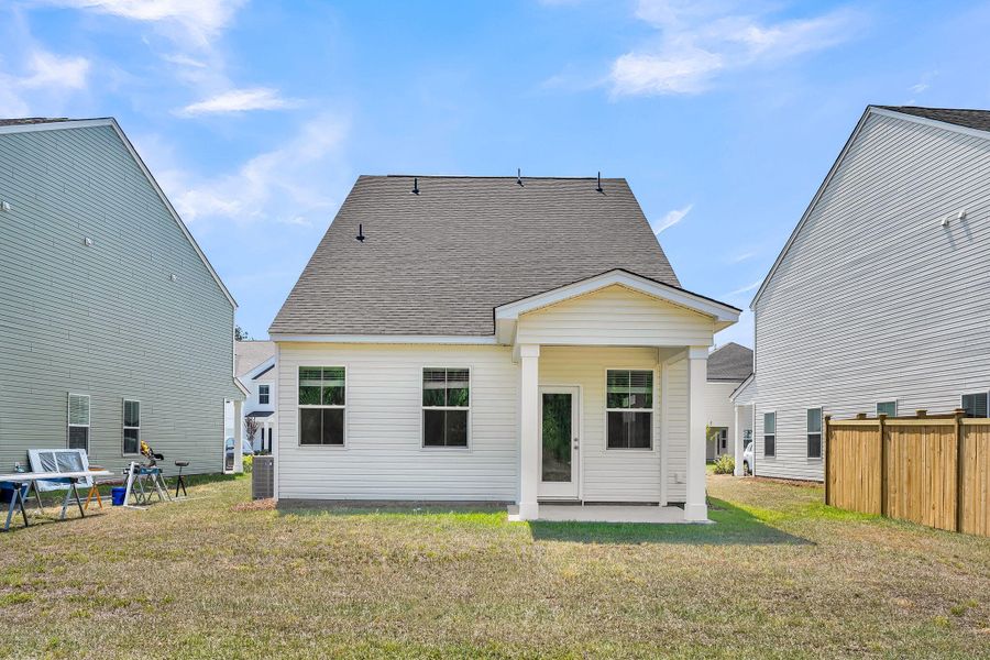 Exterior details and patio area of a home in Wildcat Chase, Summerville (Image 19).
