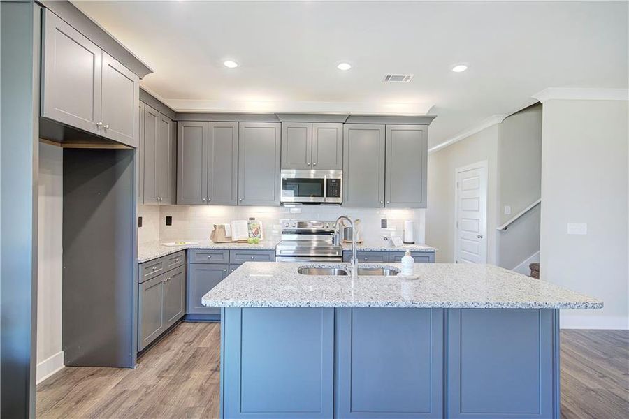 Furnished interior view inside a new home in , Cartersville (Image 4).