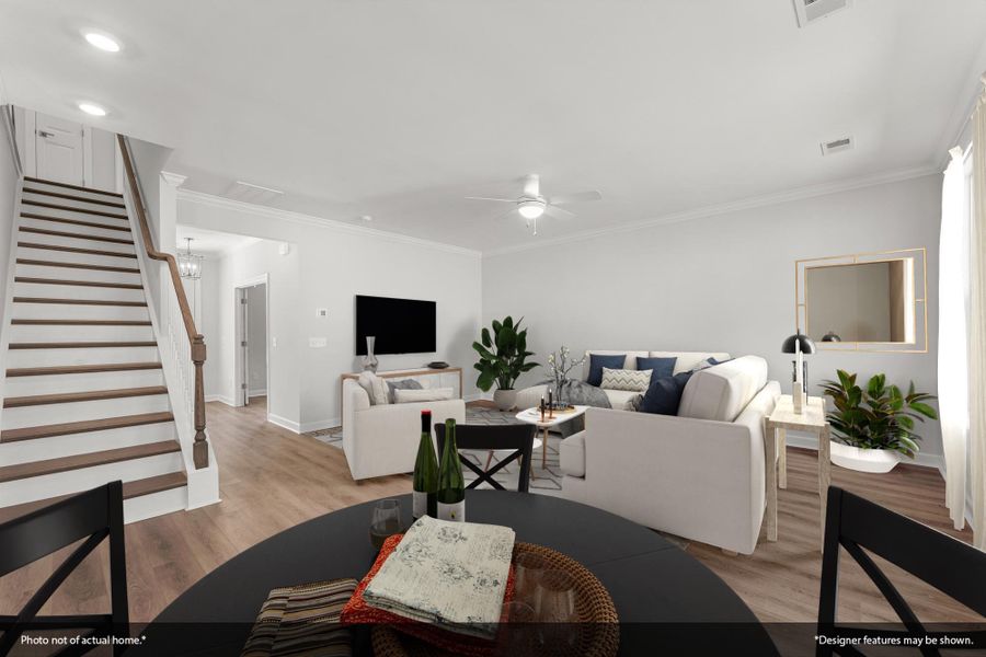 Furnished interior view inside a new home in Cornerstone, Anderson (Image 5).