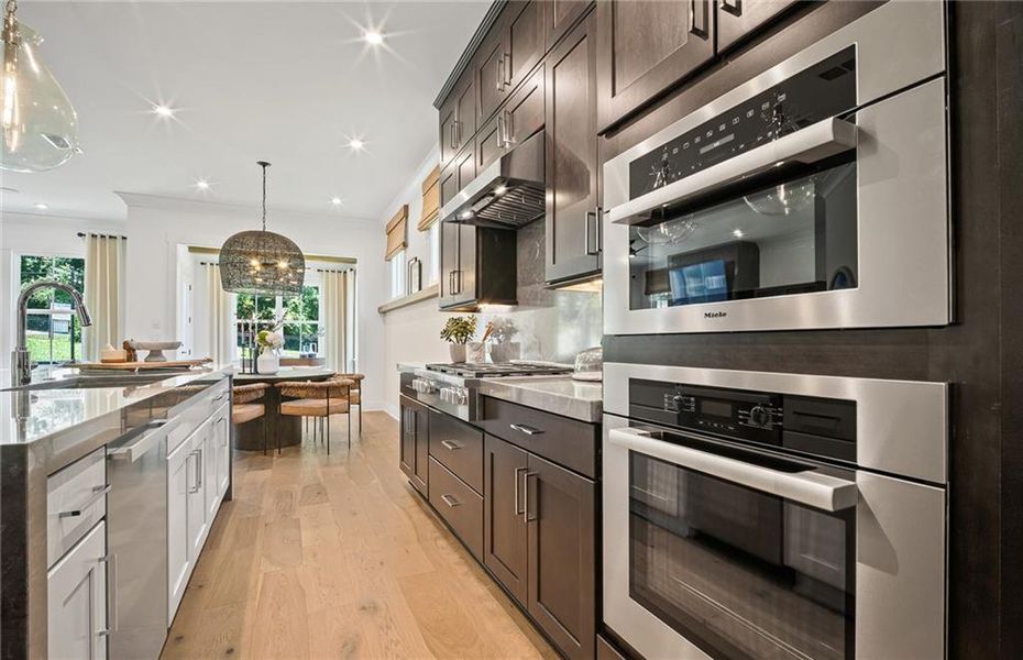 Furnished interior view inside a new home in Sterling Pointe, Cumming (Image 5).
