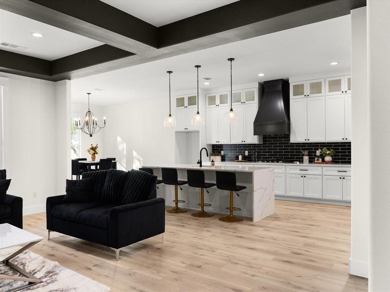 Furnished interior view inside a new home in , Fort Worth (Image 16).