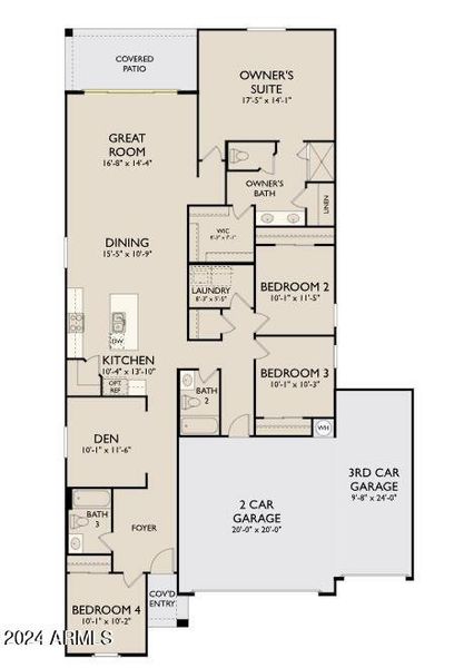 Poppy - Floorplan (R) - 4-panel