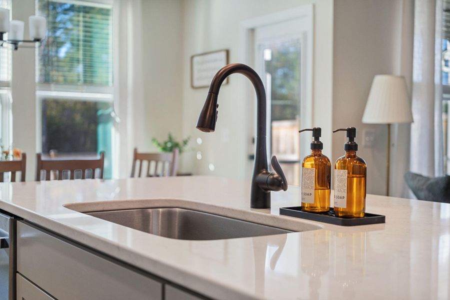 Close-up of interior finishes inside a home in Jasmine Point at Lakes of Cane Bay, Summerville (Image 20).