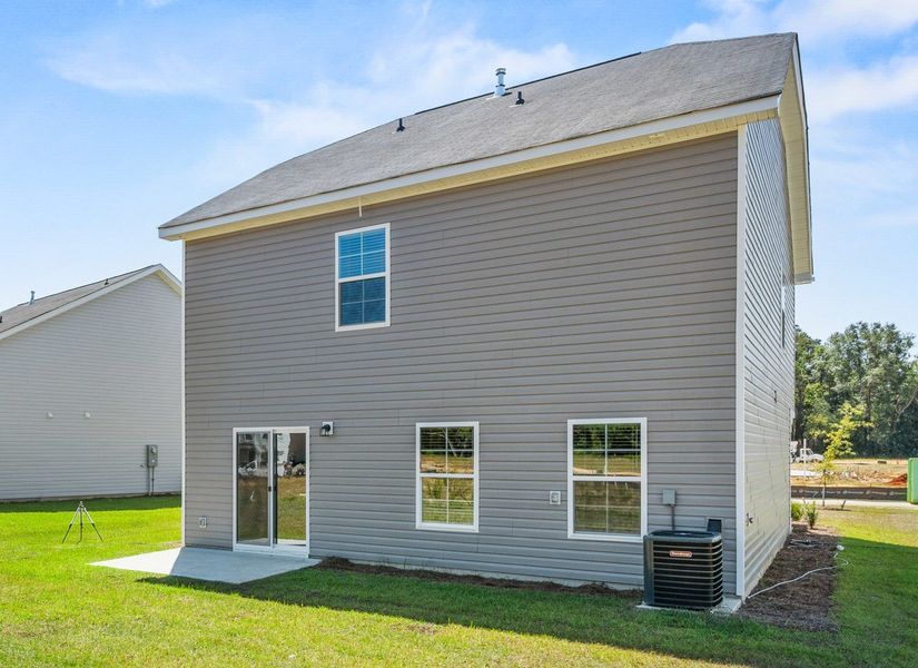 Exterior details and patio area of a home in Forts Ridge, Pelion (Image 3).