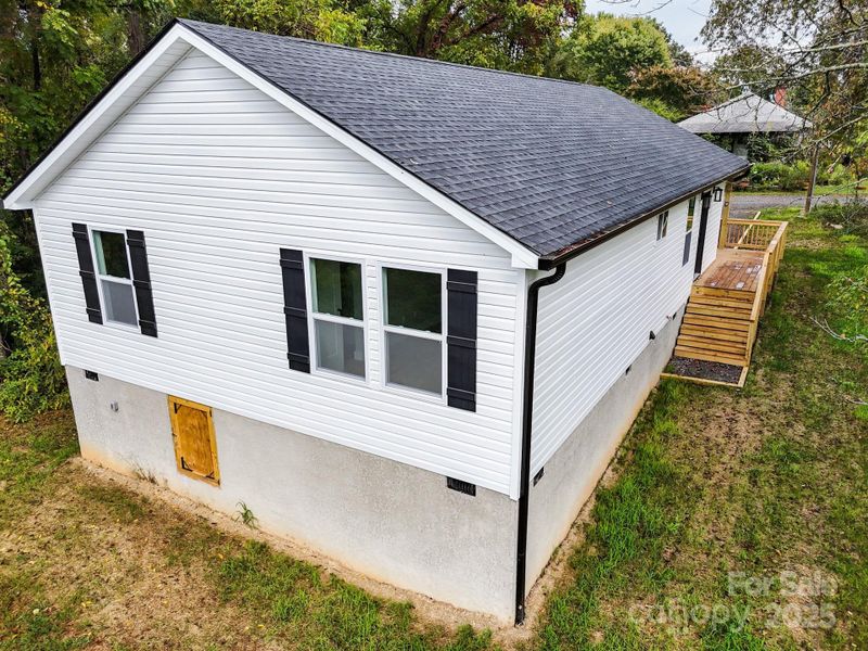 Front exterior of a new home in , Black Mountain, NC, highlighting curb appeal (Image 2).