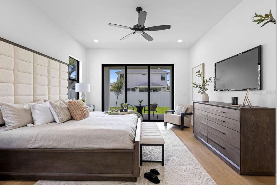 Furnished interior view inside a new home in , Tampa (Image 10).