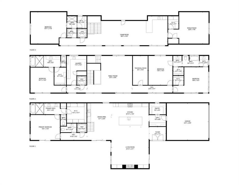 2D floor plan layout of this home in , Dallas, TX (Image 4).