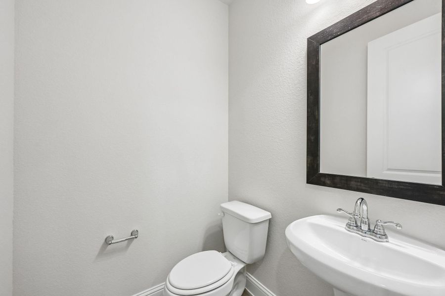 Furnished interior view inside a new home in Woodhavyn 50', Magnolia (Image 16).