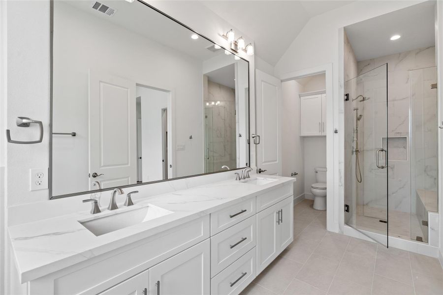 Furnished interior view inside a new home in , Houston (Image 9).
