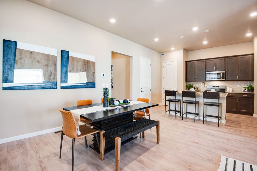 Furnished interior view inside a new home in Westside Crossing, Berthoud (Image 15).