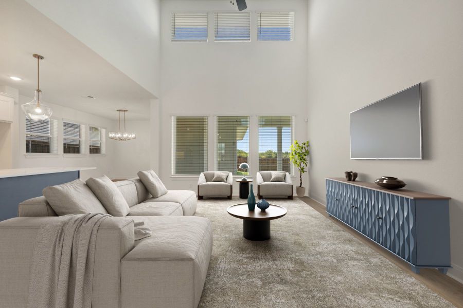 Furnished interior view inside a new home in Karis - Village Series, Crowley (Image 6).