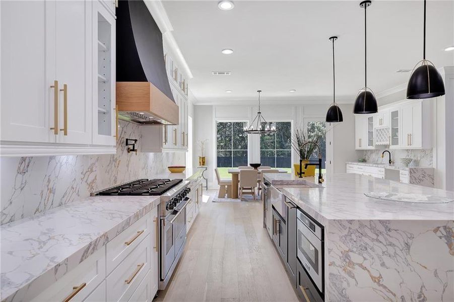 Furnished interior view inside a new home in , Suwanee (Image 22).