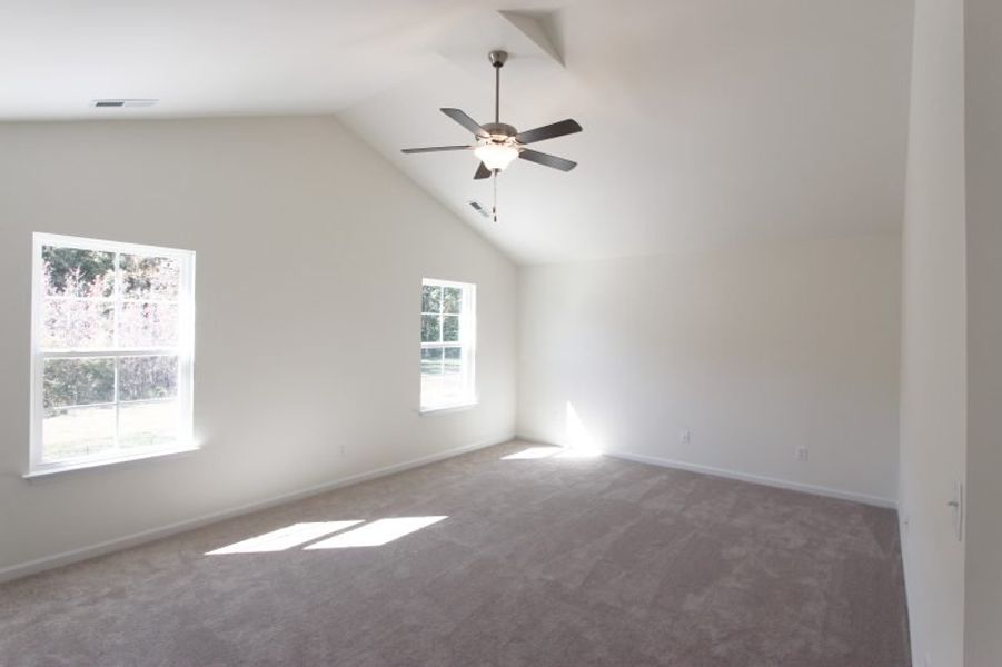 Representative unfurnished interior of a home built from the Burlington by Keystone Homes NC in Avondale, Greensboro (Image 17).