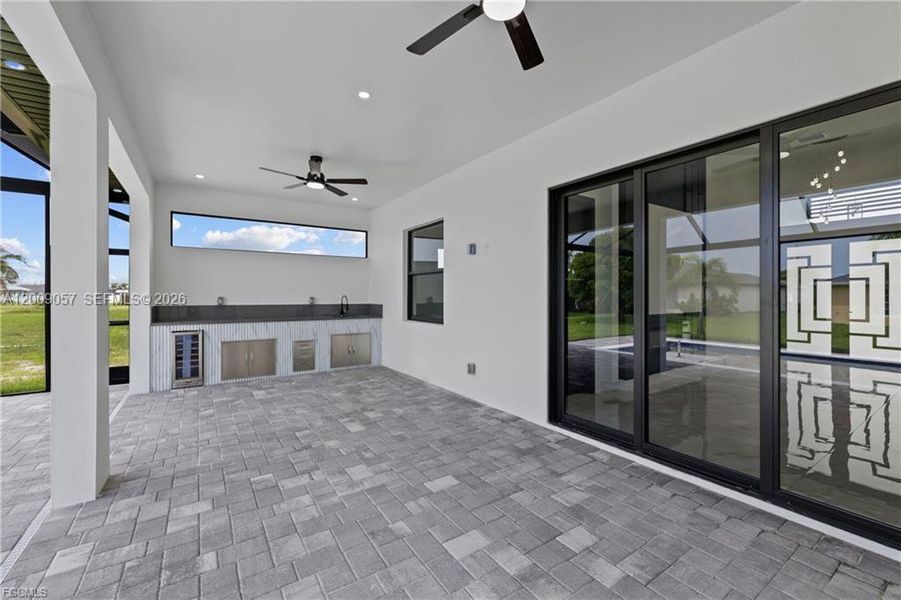 Exterior details and patio area of a home in , Cape Coral (Image 32).