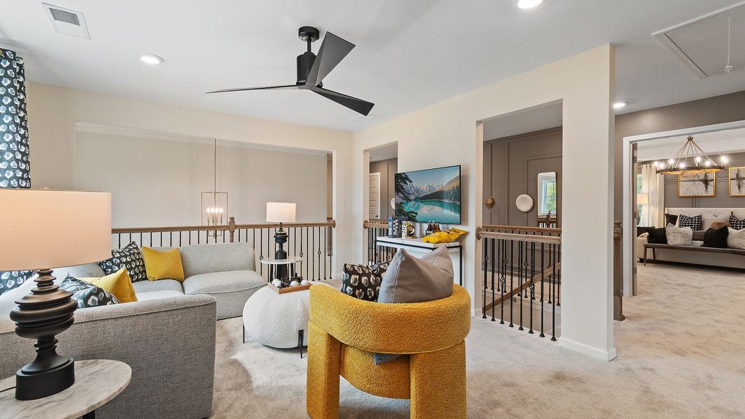 Representative furnished interior of a home built from the Clarity by DRB Homes in Everson, Snellville (Image 19).