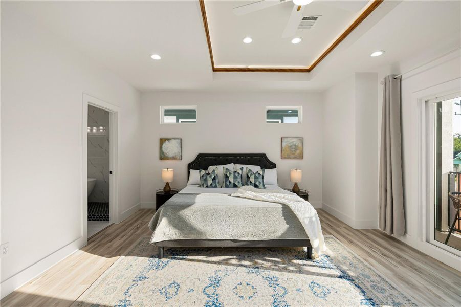 Furnished interior view inside a new home in , Houston (Image 8). Furnished interior view inside a new home in , Houston (Image 8).
