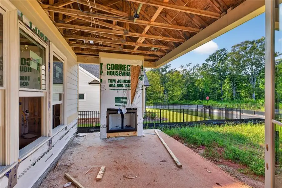 In-progress construction of a new home in , Statham, GA (Image 16).
