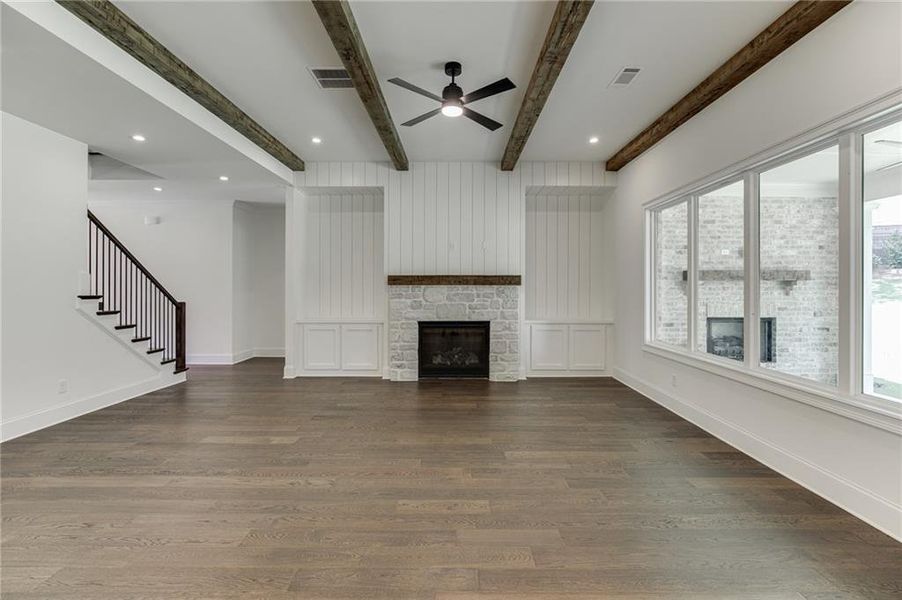 Spacious, unfurnished interior of a new home in , Buford (Image 58).