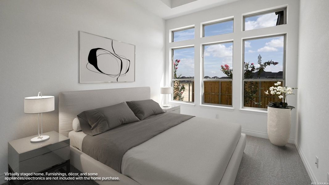 Furnished interior view inside a new home in Legacy at Lake Dunlap, New Braunfels (Image 12).