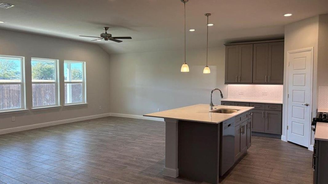 Kitchen - All Home and community information, including pricing, included features, terms, availability and amenities, are subject to change at any time without notice or obligation. All Drawings, pictures, photographs, video, square footages, floor plans, elevations, features, colors and sizes are approximate for illustration purposes only and will vary from the homes as built.