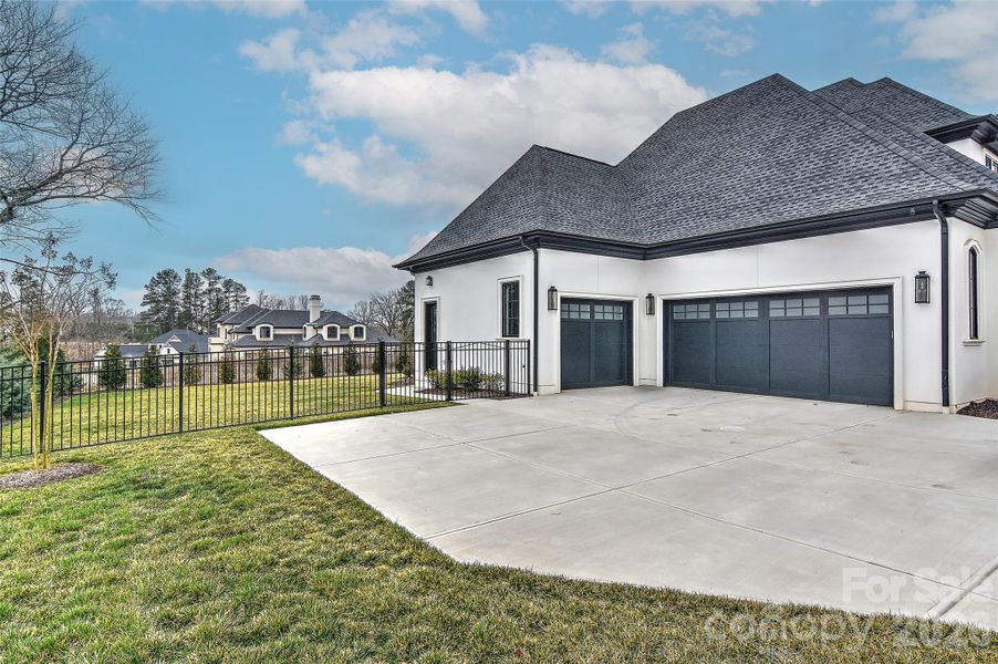 Front exterior of a new home in , Weddington, NC, highlighting curb appeal (Image 25). Front exterior of a new home in , Weddington, NC, highlighting curb appeal (Image 25).