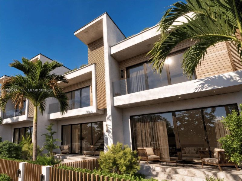 Front exterior of a new home in , Fort Lauderdale, FL, highlighting curb appeal (Image 18).