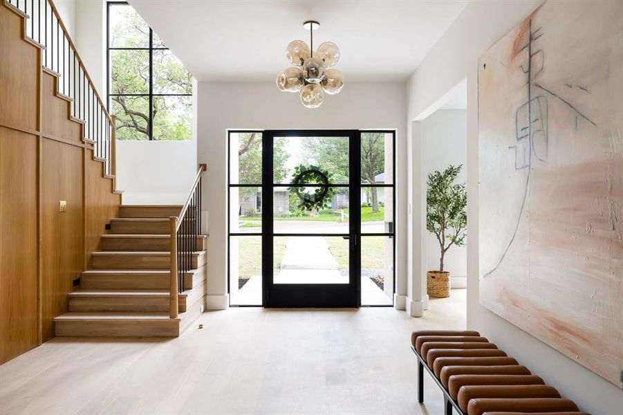 Furnished interior view inside a new home in , Dallas (Image 14).